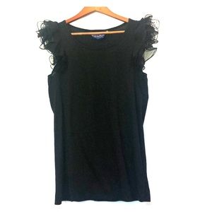 Black long tshirt mini dress